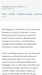 Mobile Screenshot of charlespeters.net
